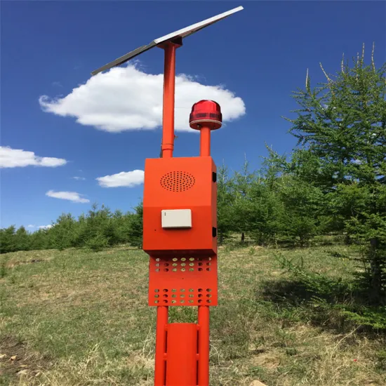 Forest Fire Prevention Intelligent Voice Light Pole