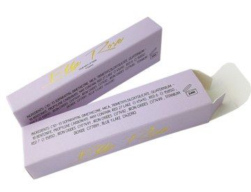 Purple Folding Paper Lip Gloss Box