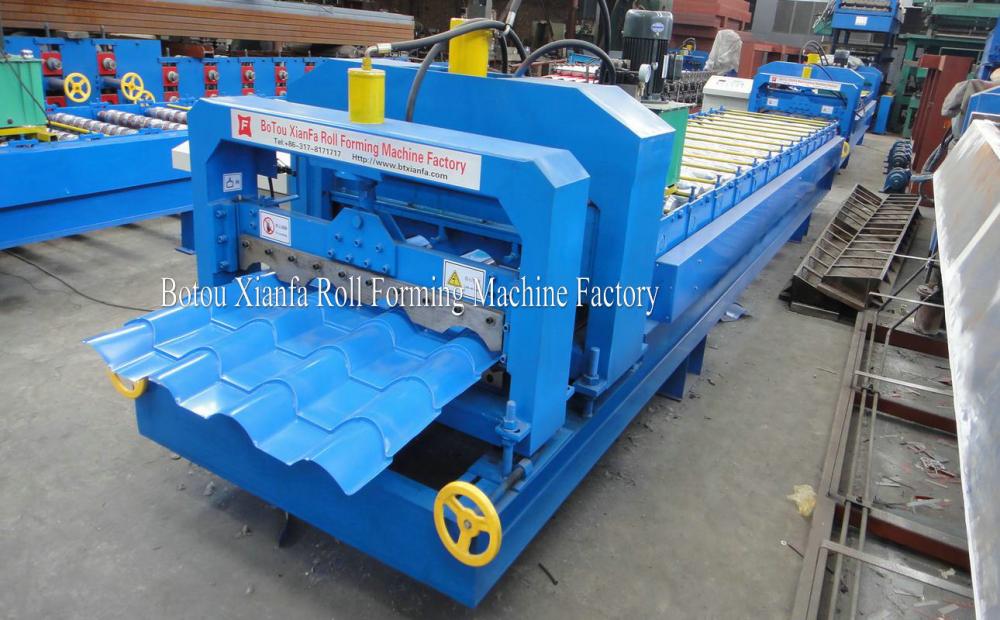 Corrugation Coil Glazed Tile Panel Equipment