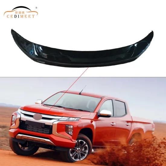 Acrylic Bonnet Trim Protector and Bug Guard for Mitsubishi Triton L200 2019-2022