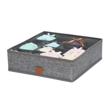 Caja de almacenamiento de ropa interior no tejida de tela de cubo plegable: múltiples colores