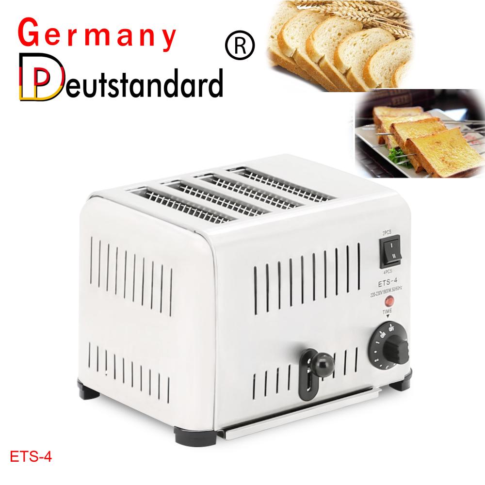 4-Slice 1800W Commercial Automatic Toaster