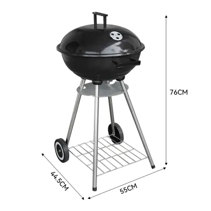 Garden Outdoor Kettle Barbecue Barbeque Grill Portable Kettle Charcoal Bbq Grill With Wheel