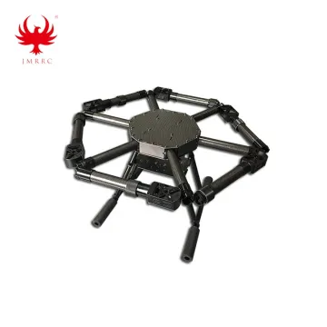 JMRRC Hexacopter V1000HZ carbon fiber frame kit,Cross-folding  Agriculture UAV drone frame body with landing gear