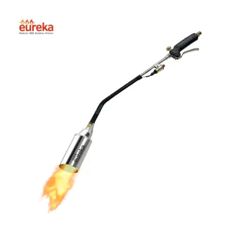 Propane Torch Weed Burner Blow Torch with Piezo Ignition Hose for Roofing Roads Ice