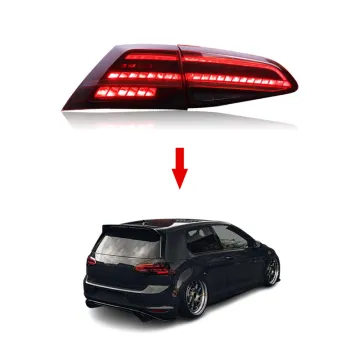 XT Upgrade for VW Volkswagen Golf 7 2013-2020 to 7.5 LED Dynamic Tail Lamp Assembly Plug and Play