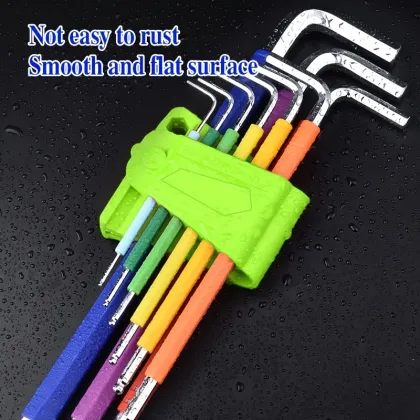 Green Allen Wrench Set