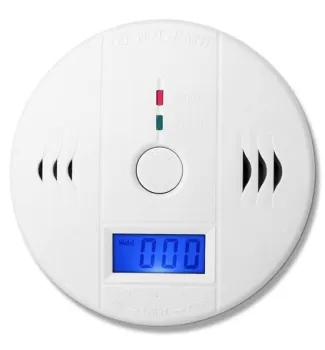 Alarm Carbon Monoxide Combustible Gas Detector CO leak alarm independent LCD display battery operate test button
