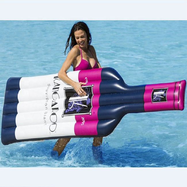 Inflatable Wine Bottle Pool Float Giant Inflatable Champagne