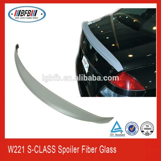Fit For Mercedes Benz S-Class W221 Trunk Spoiler 2005-2012 Trunk Boot Spoiler Rear Lip