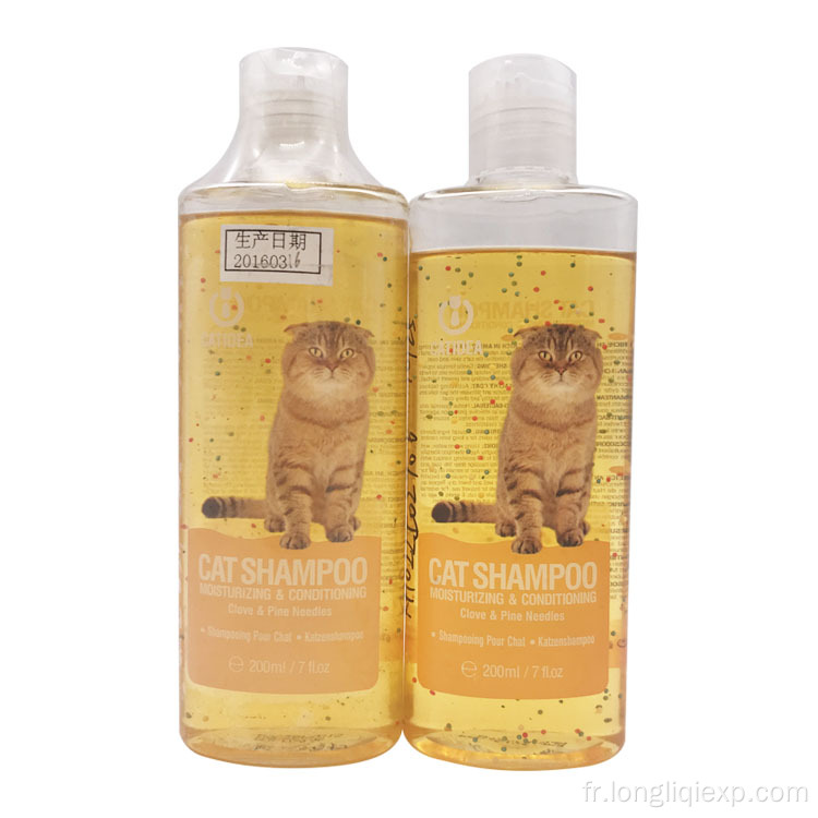 Shampooing hydratant et revitalisant pour chat 200 ml