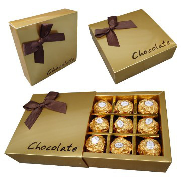 Nice design paper chocolate box wholesale in match box style