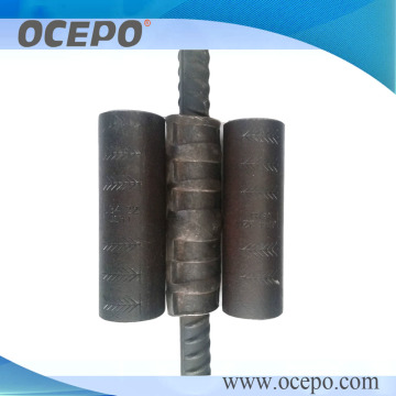 Cold stamping rebar coupler