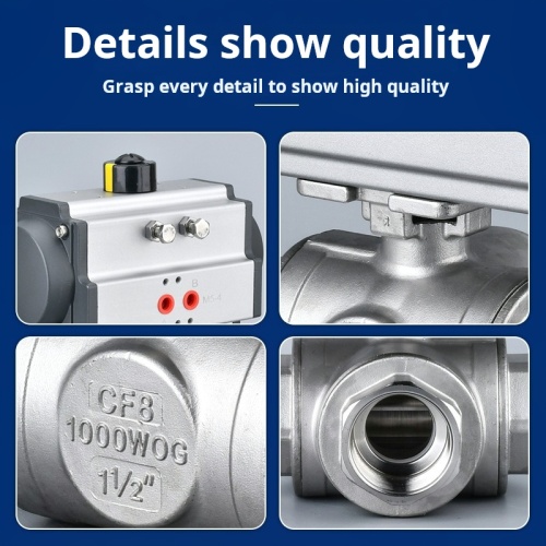 Q614F steam internal thread directional diversion valve