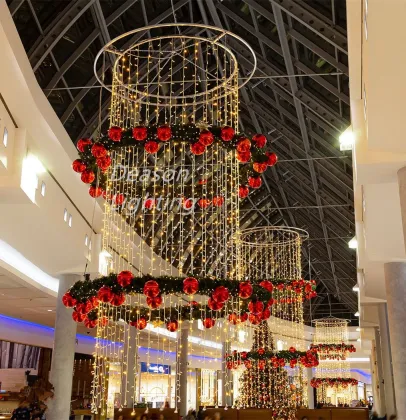 Hanging Atrium Christmas Lights for Shopping Malls