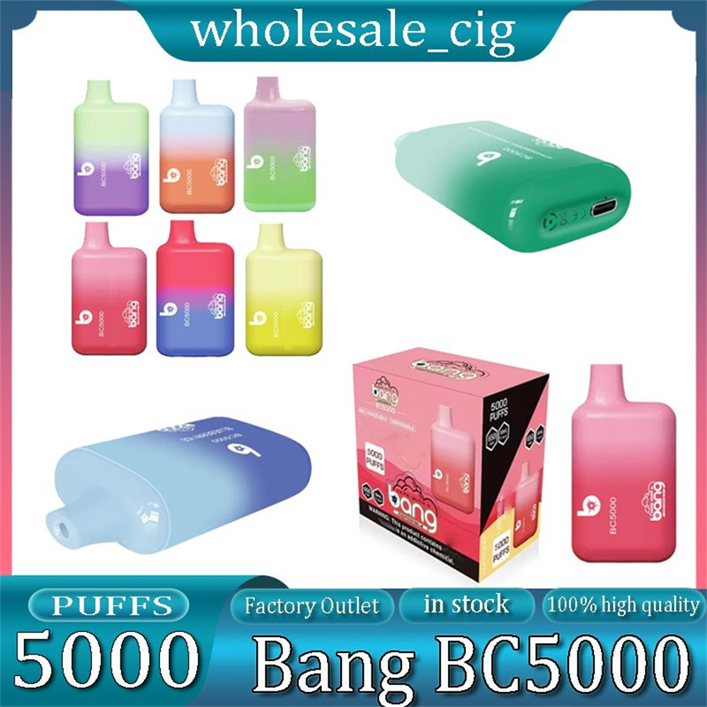 Thụy Điển Sale nóng Bang 5000 Puff Disposabe Vape