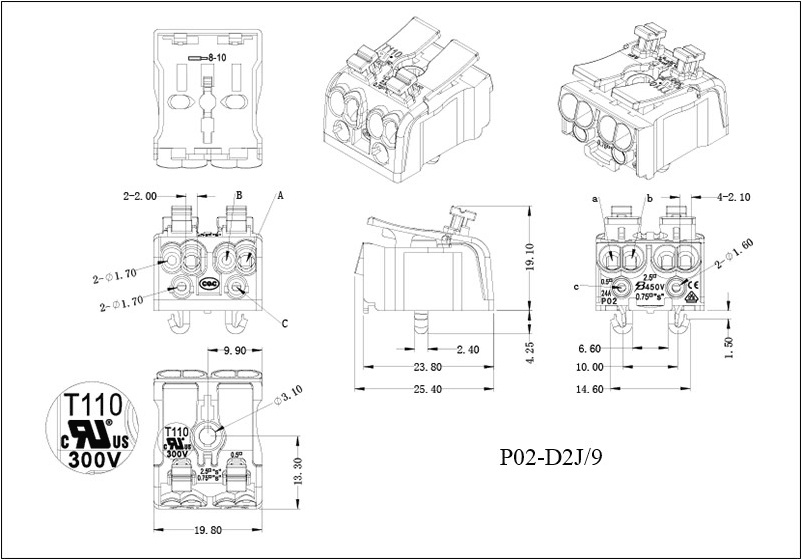 button type push wire connectors