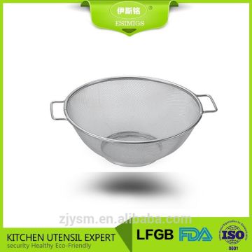 Fashion stainless steel vegetable colander with handle