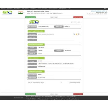 flaska USA-handelsdata