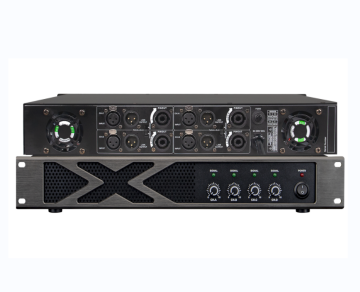 XTUGA X-4.3 4 Channel 300W*4 High-Quality Audio Power Amplifier for Home Karaoke and Stage