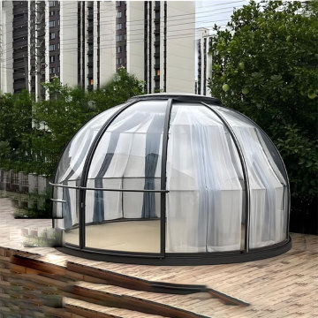 مطعم شفاف Bubble House في فندق Outdoor - هيكل البولي السهل التجميع