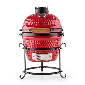 Auplex Asador Cermico Charcoal 13" portable table top BBQ Grill outdoor mini kamado
