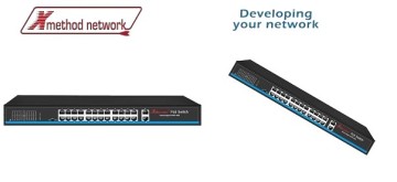 26-port plug and play Fast Ethernet PoE Switch