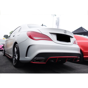 RZ Style Rear Diffuser Lip for 13-16 CLA Sport CLA45 AMG W117