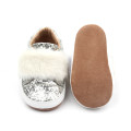 Fur Unisex Baby Sequin Casual Shoes