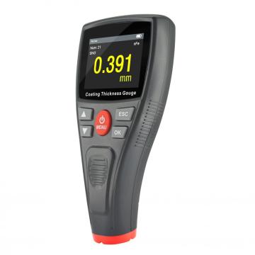 Portable metal coating thickness gauge for manufacturing