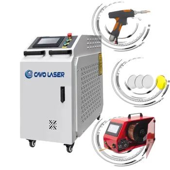 3 IN 1 Multi-function Hand Held Fiber Laser Welding Cutting Cleaning Machine - 1-2KW Factory Manufacture