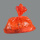 Custom Logo Printing orange garbage bag plastic trash bag