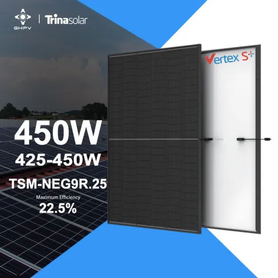 Trina Solar Panels: 425W to 450W Dual Glass A Grade Full Black PV Modules