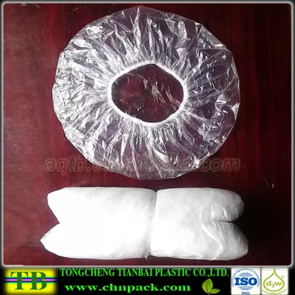 Custom Disposable PE Plastic Hair Spa Cap
