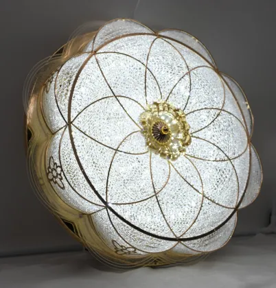 500mm Colored Changeable Round Ceiling Lights - Surface Mounted Indoor Lighting