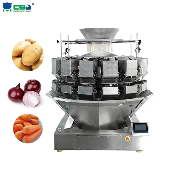 Multihead Weigher Packing Machine for Onions, Carrots, and Potatoes - 1 kg Capacity