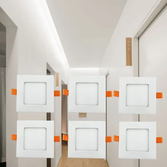 6 Pcs Solar Radar Sensor Automatic Indoor Lighting System for Home/Office/Hotel