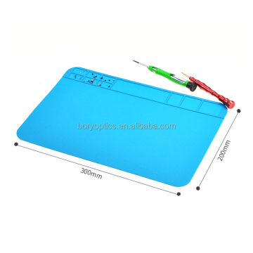 Warmte-resistente soldeerkatsmat-Reparatiekussen isolatie, antislip soldeerboutstation