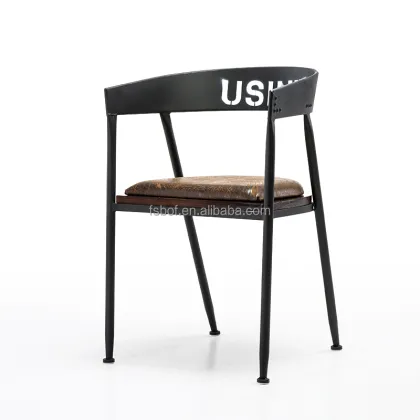 Vintage Industrial Metal Chairs - Usine Chairs