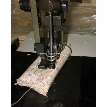 Máquina de coser de lockstitch de alimentación superior e inferior adicional de servicio pesado