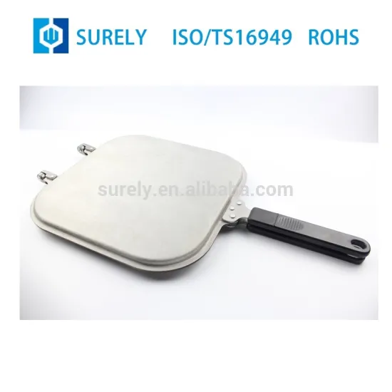 Aluminum die casting Non-stick mini automatic burger press