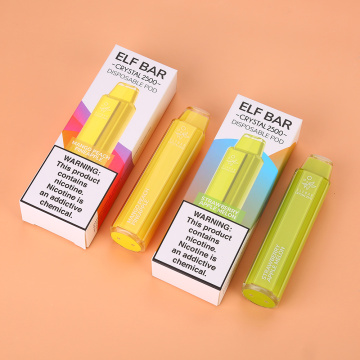 Elf bar 2500 puffs crystal disposable vape