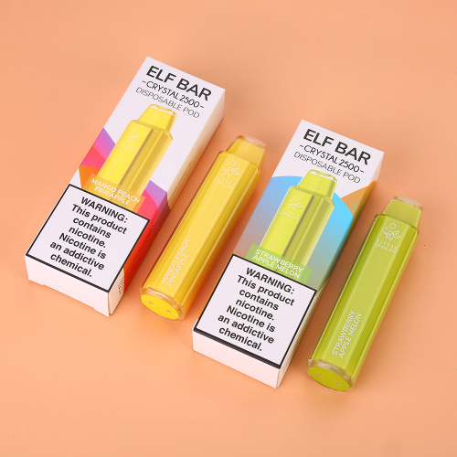 Elf bar 2500 puffs crystal disposable vape