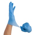 Blue Powder free Nitrile gloves 5 mil