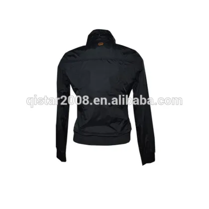 Fashion Spring Women Nylon and Pu Leather Jackets