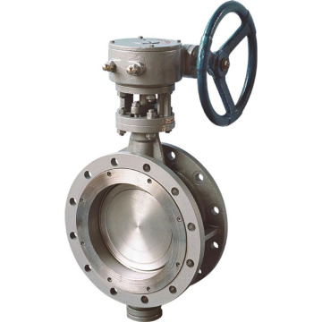Class150 A216 WCB Cast Steel Flange Butterfly Valve Manual