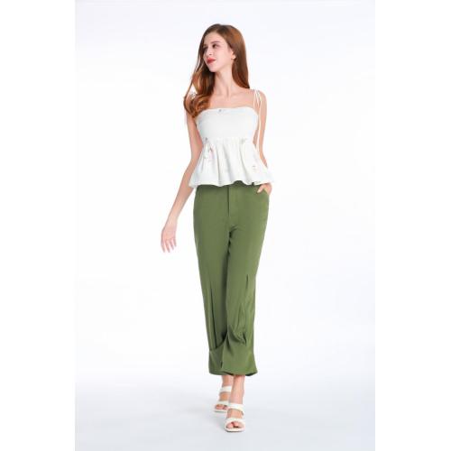 Slim-fit Trousers with a Narrow Leg Opening