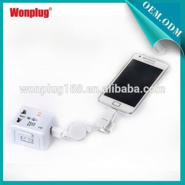 Mini Top Selling Worldwide Wonplug Patent 1Year Guarantee Cheap universal to thailand plug adapter