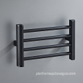 Black Wall-Mounted Electric Radiator: A Stylish Heated Towel Warmer Rack