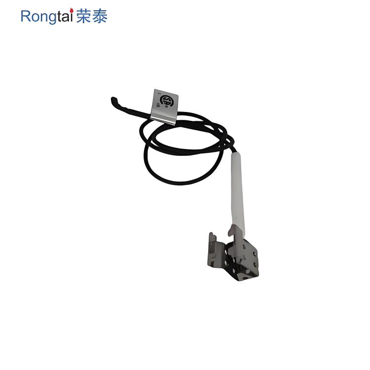 Ceramic spark plug ignition electrode needle